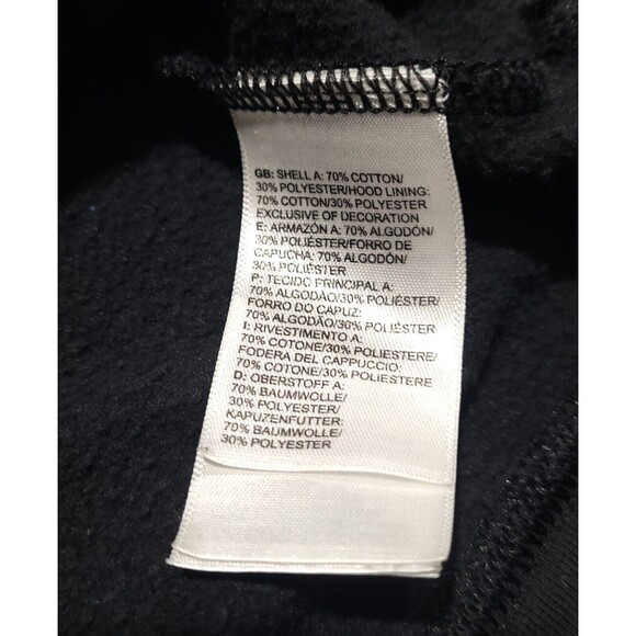 The North Face Tekno Logo Pullover Hoodie Woman's M Black Sweater NWOT - Picture 9 of 10